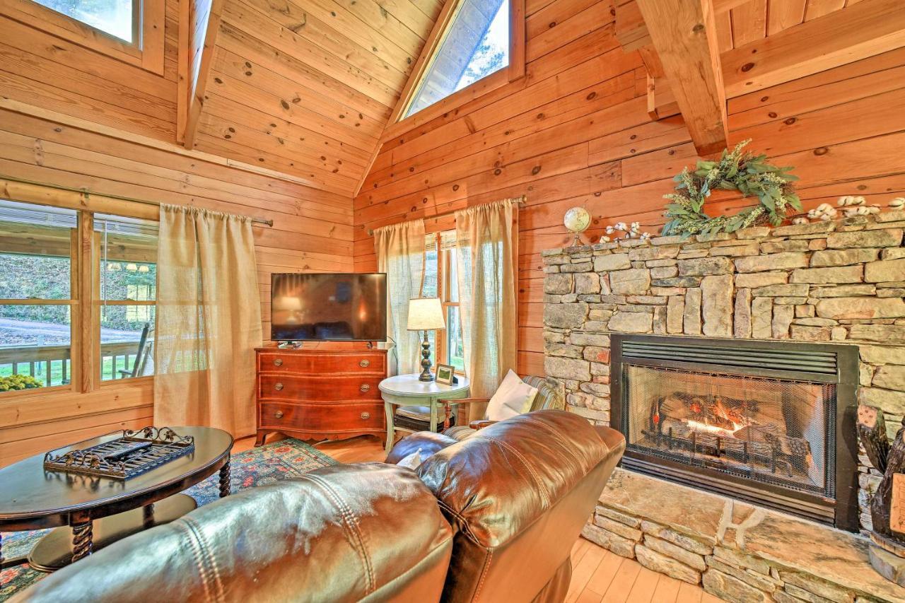 Creekside Bryson City Cabin With Private Hot Tub Villa Dış mekan fotoğraf