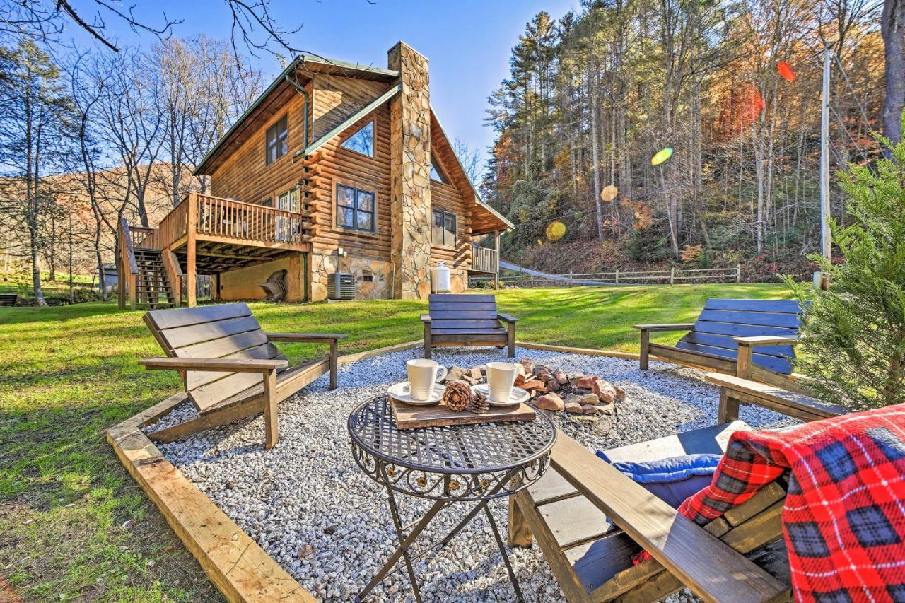 Creekside Bryson City Cabin With Private Hot Tub Villa Dış mekan fotoğraf