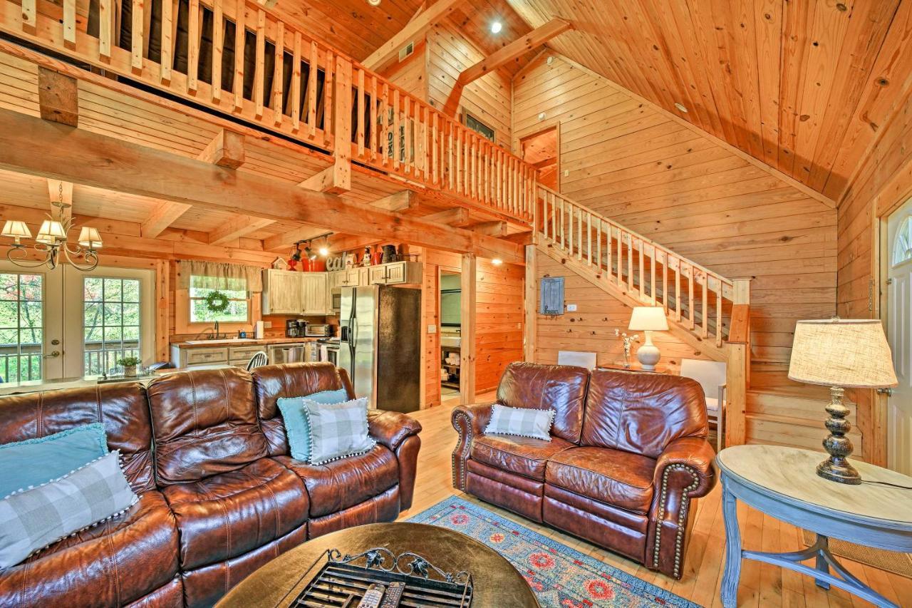 Creekside Bryson City Cabin With Private Hot Tub Villa Dış mekan fotoğraf