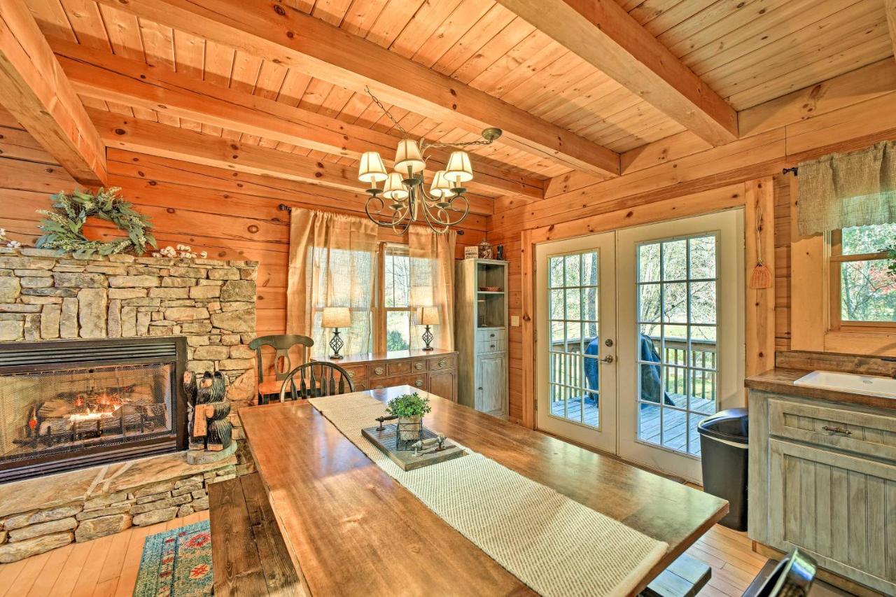 Creekside Bryson City Cabin With Private Hot Tub Dış mekan fotoğraf
