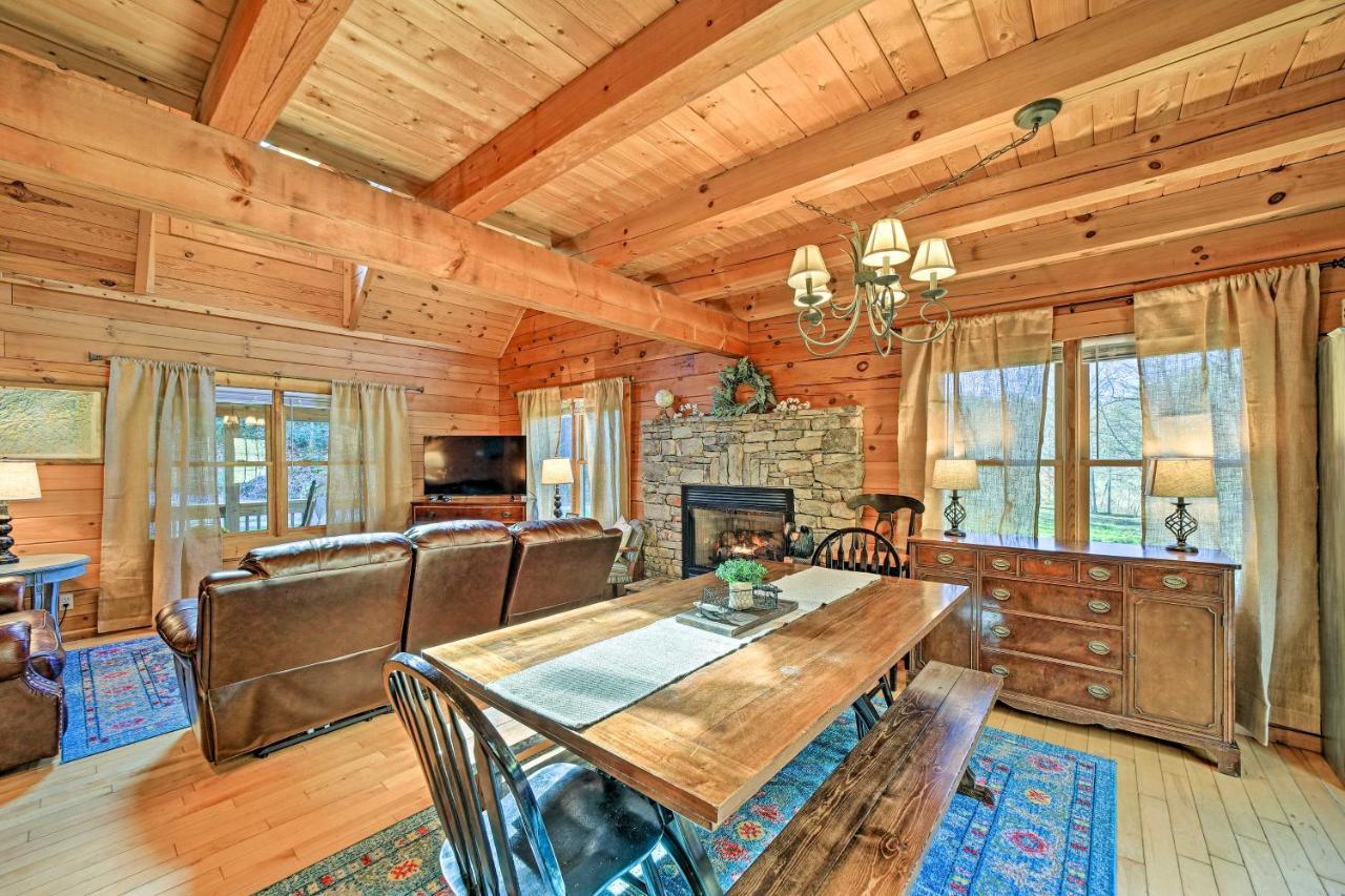 Creekside Bryson City Cabin With Private Hot Tub Dış mekan fotoğraf