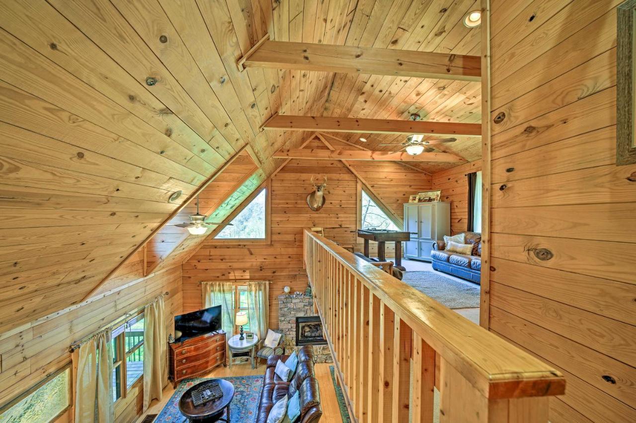 Creekside Bryson City Cabin With Private Hot Tub Villa Dış mekan fotoğraf