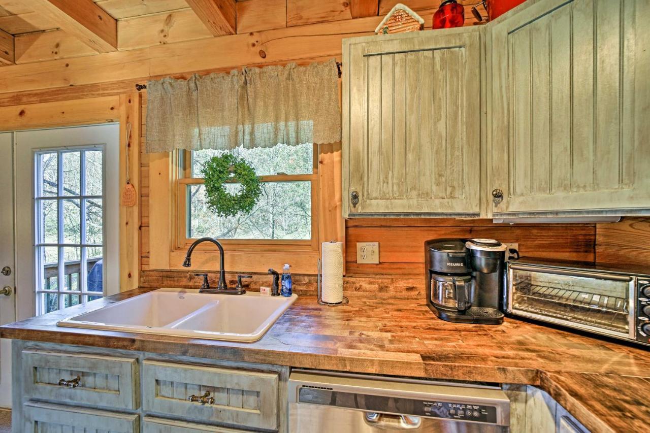 Creekside Bryson City Cabin With Private Hot Tub Villa Dış mekan fotoğraf