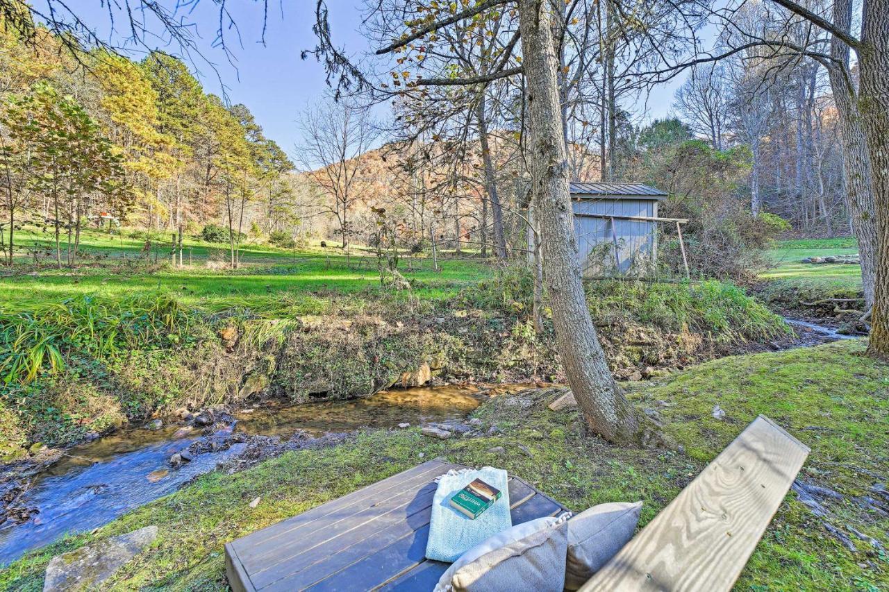 Creekside Bryson City Cabin With Private Hot Tub Dış mekan fotoğraf