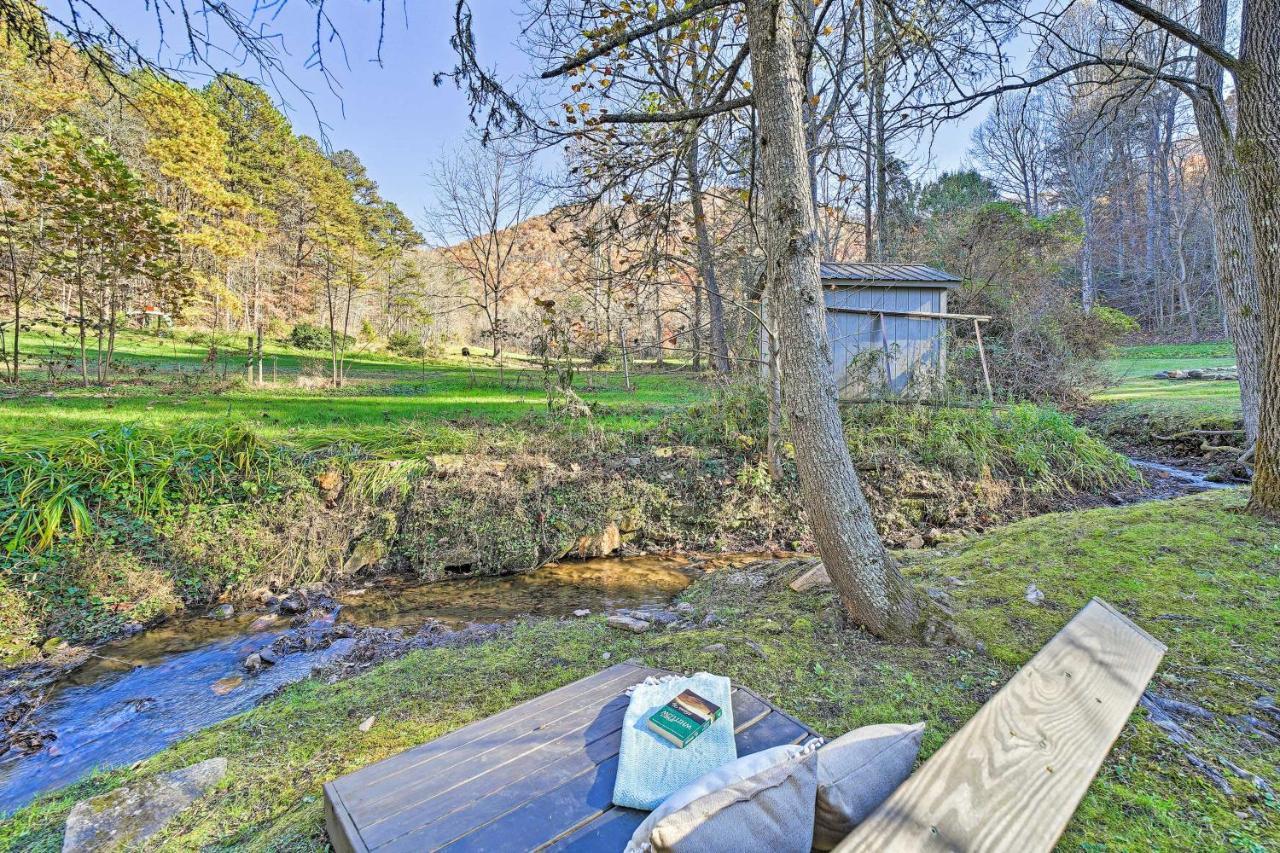 Creekside Bryson City Cabin With Private Hot Tub Villa Dış mekan fotoğraf