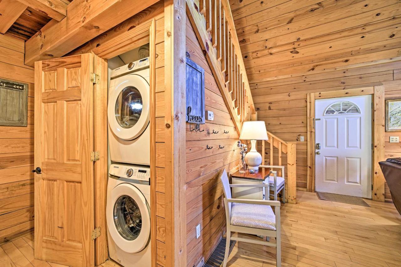 Creekside Bryson City Cabin With Private Hot Tub Dış mekan fotoğraf