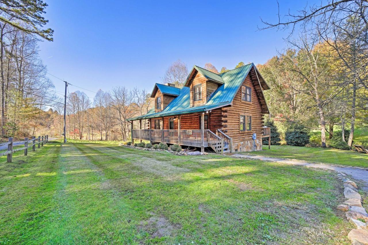 Creekside Bryson City Cabin With Private Hot Tub Villa Dış mekan fotoğraf